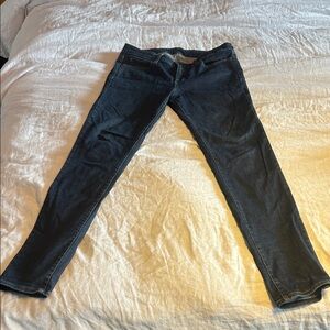 Uniqlo Dark Wash Skinny Jeans - Navy Blue